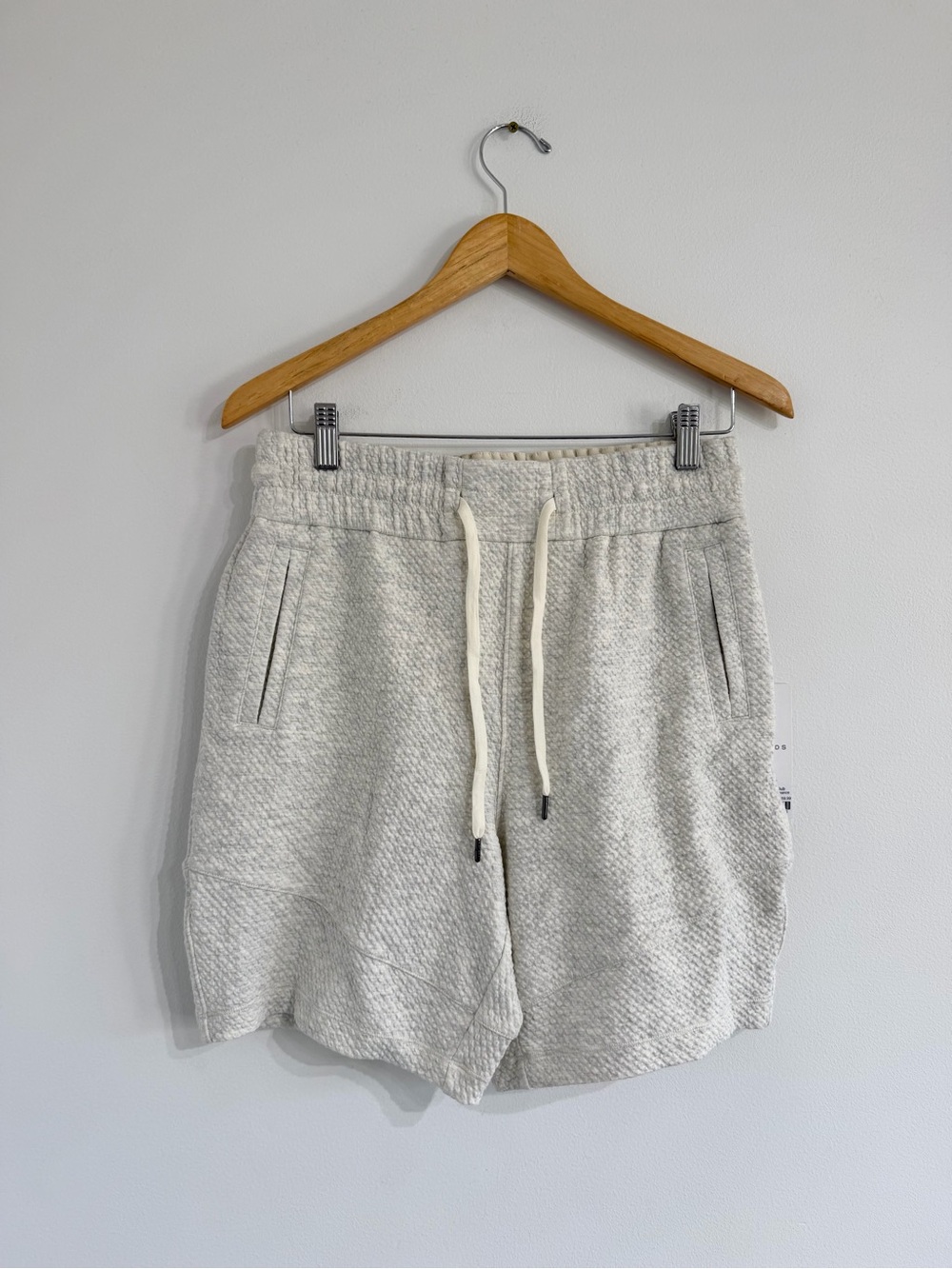 7 Diamonds Restoration 7" Short natural Textured Knit Drawstring Shorts
